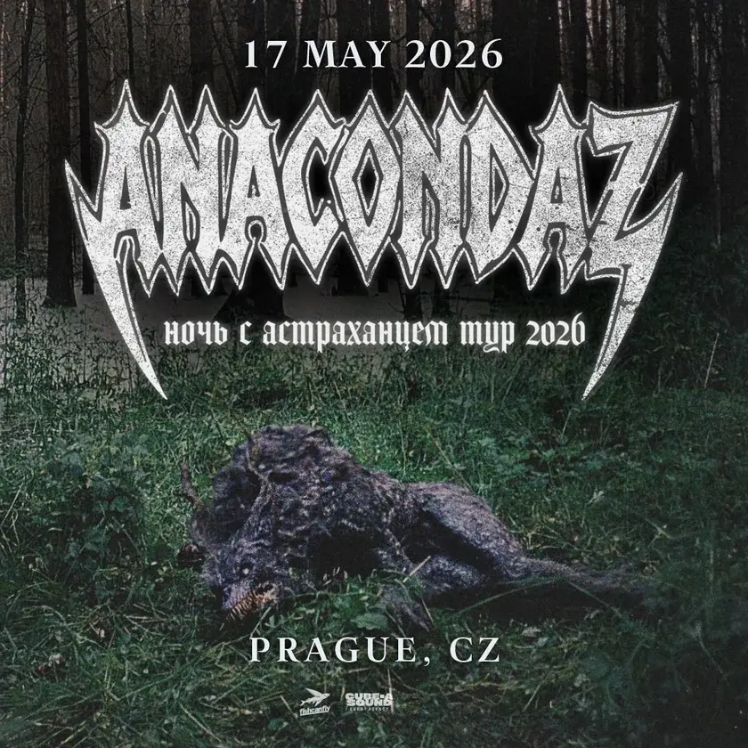 Концерт Anacondaz в Праге